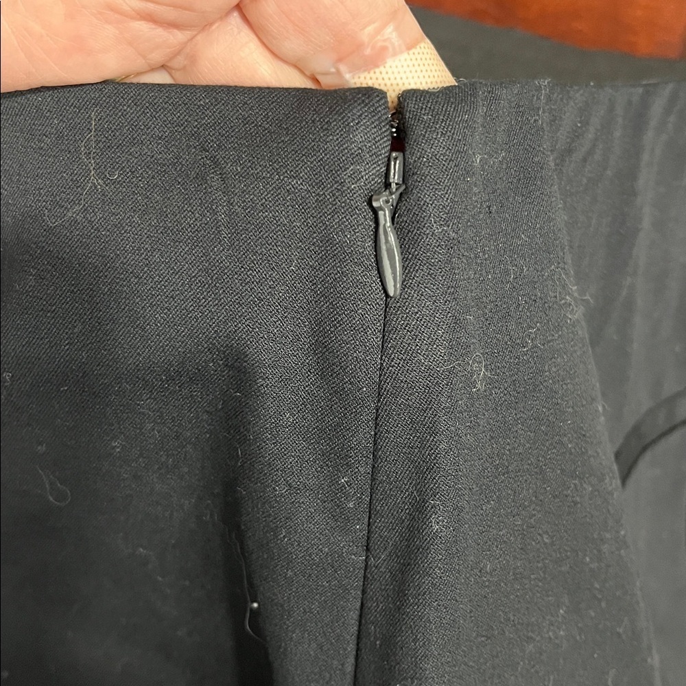 a new day Womens Pant 20 Black Stretch Waist Straight Leg Pockets Side Zip NWT - Picture 6 of 10